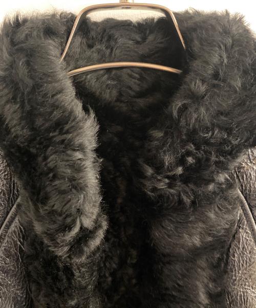 Christian Dior（クリスチャン ディオール）Christian Dior (クリスチャン ディオール) ムートンジレベスト ブラック サイズ:40の古着・服飾アイテム