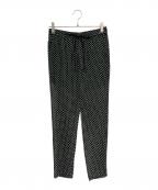 RED VALENTINOレッドヴァレンティノ）の古着「スパンコールシアーパンツ」｜ブラック