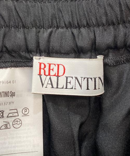 RED VALENTINO（レッドヴァレンティノ）RED VALENTINO (レッドヴァレンティノ) スパンコールシアーパンツ ブラック サイズ:38 未使用品の古着・服飾アイテム