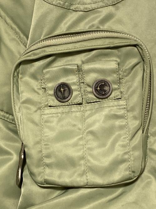 THUG CLUB（サグ クラブ）THUG CLUB (サグ クラブ) NYLON STUDDED BOMBER カーキ サイズ:3の古着・服飾アイテム