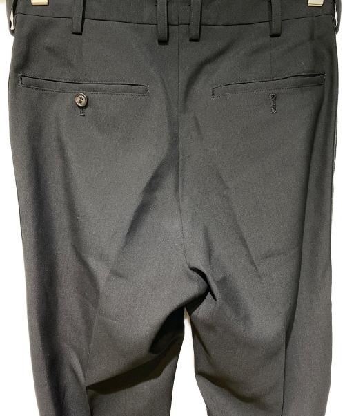 SOSHIOTSUKI（ソウシ オオツキ）SOSHIOTSUKI (ソウシ オオツキ) Sidestripe Bondage Trousers（サイドストライプボンデージトラウザー） ブラック サイズ:44の古着・服飾アイテム