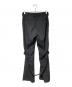 SOSHIOTSUKI (ソウシ オオツキ) Sidestripe Bondage Trousers（サイドストライプボンデージトラウザー） ブラック サイズ:44：16000円