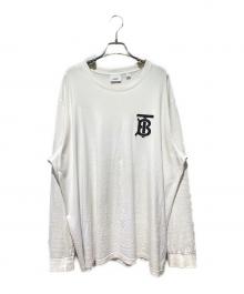 BURBERRY（バーバリー）の古着「ロングスリーブTシャツ」｜ホワイト