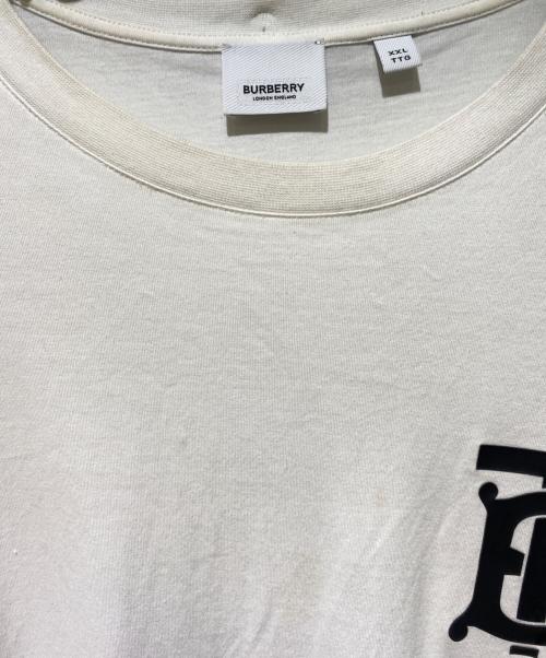 BURBERRY（バーバリー）BURBERRY (バーバリー) ロングスリーブTシャツ ホワイト サイズ:XXLの古着・服飾アイテム