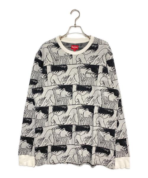 SUPREME（シュプリーム）SUPREME (シュプリーム) AKIRA (アキラ) Jacquard L/S Top グレー サイズ:Mの古着・服飾アイテム