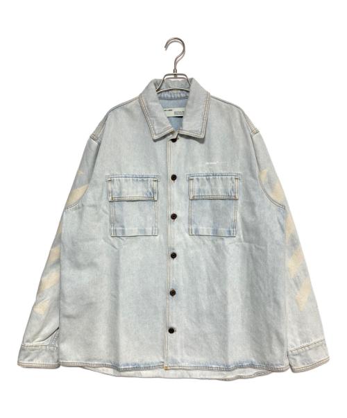OFFWHITE（オフホワイト）OFFWHITE (オフホワイト) デニムジャケット ブルー サイズ:Sの古着・服飾アイテム