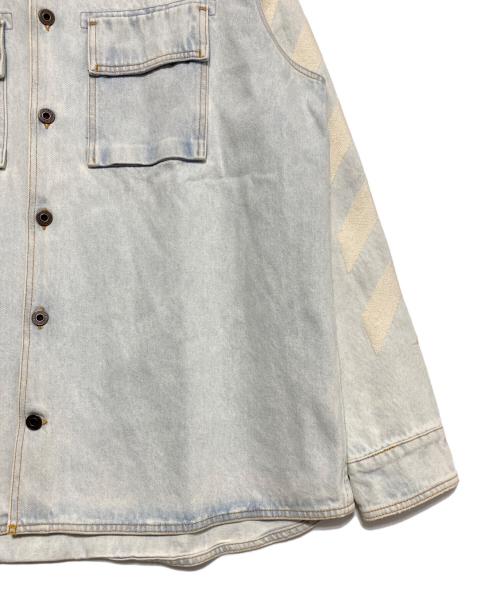 OFFWHITE（オフホワイト）OFFWHITE (オフホワイト) デニムジャケット ブルー サイズ:Sの古着・服飾アイテム
