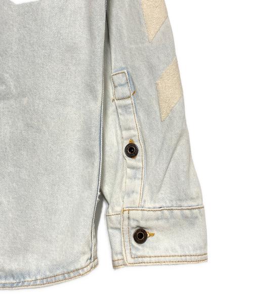 OFFWHITE（オフホワイト）OFFWHITE (オフホワイト) デニムジャケット ブルー サイズ:Sの古着・服飾アイテム