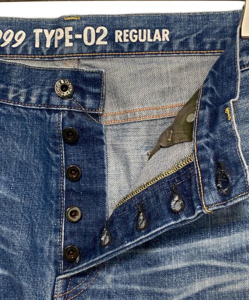 A BATHING APE（ア ベイシング エイプ）A BATHING APE (ア ベイシング エイプ) デニムパンツ ブルー サイズ:XXLの古着・服飾アイテム