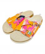 TATAMI×stussyタタミ×ステューシー）の古着「サンダル」｜オレンジ