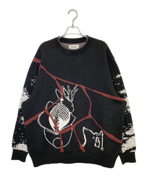 KIDILL（キディル）KIDILL (キディル) rurumu: (ルルムウ) Pullover Knit ブラック サイズ:FREEの古着・服飾アイテム