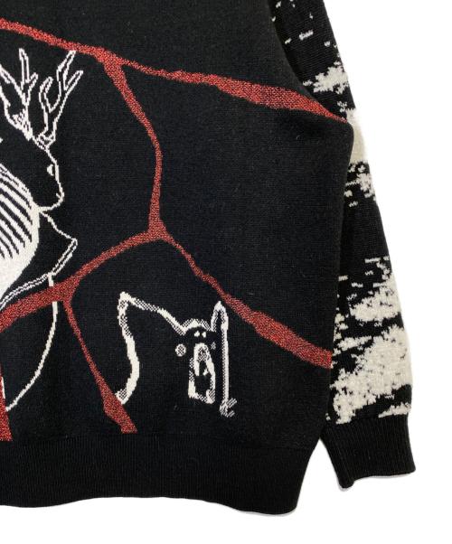 KIDILL（キディル）KIDILL (キディル) rurumu: (ルルムウ) Pullover Knit ブラック サイズ:FREEの古着・服飾アイテム