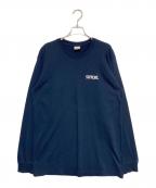 SUPREME×前田俊夫シュプリーム×マエダトシオ）の古着「Overfiend L/S Tee」｜ネイビー
