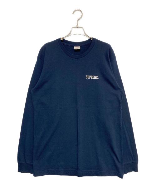 SUPREME（シュプリーム）SUPREME (シュプリーム) 前田俊夫 (マエダトシオ) Overfiend L/S Tee ネイビー サイズ:Lの古着・服飾アイテム