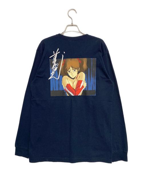 SUPREME（シュプリーム）SUPREME (シュプリーム) 前田俊夫 (マエダトシオ) Overfiend L/S Tee ネイビー サイズ:Lの古着・服飾アイテム