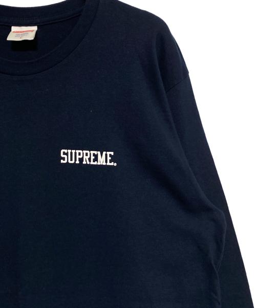 SUPREME（シュプリーム）SUPREME (シュプリーム) 前田俊夫 (マエダトシオ) Overfiend L/S Tee ネイビー サイズ:Lの古着・服飾アイテム