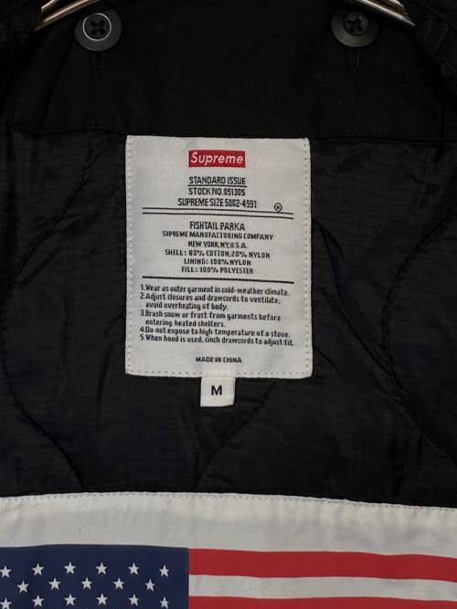SUPREME（シュプリーム）SUPREME (シュプリーム) AKIRA (アキラ) Fishtail Parka ブラック サイズ:Mの古着・服飾アイテム