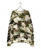 OFFWHITEオフホワイト）の古着「カモフラ柄スウェット」｜オリーブ