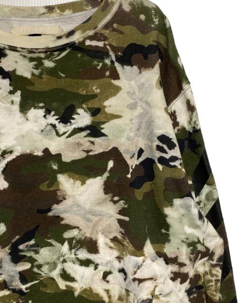OFFWHITE（オフホワイト）OFFWHITE (オフホワイト) カモフラ柄スウェット オリーブ サイズ:Mの古着・服飾アイテム
