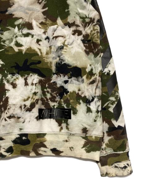 OFFWHITE（オフホワイト）OFFWHITE (オフホワイト) カモフラ柄スウェット オリーブ サイズ:Mの古着・服飾アイテム