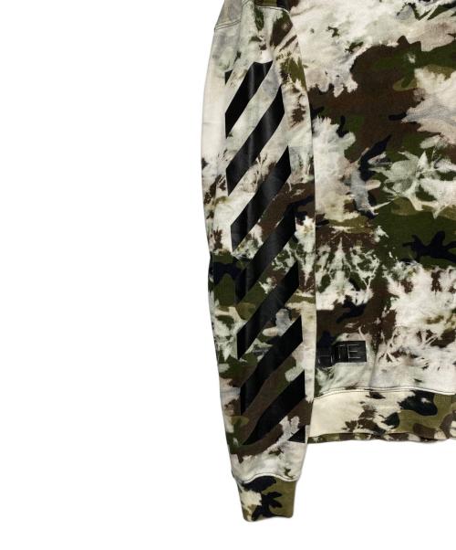 OFFWHITE（オフホワイト）OFFWHITE (オフホワイト) カモフラ柄スウェット オリーブ サイズ:Mの古着・服飾アイテム