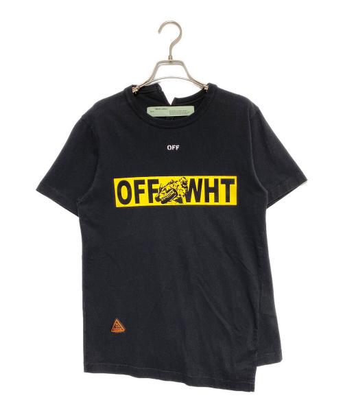 OFFWHITE（オフホワイト）OFFWHITE (オフホワイト) MOTO SPLICED TEE ブラック サイズ:XSの古着・服飾アイテム