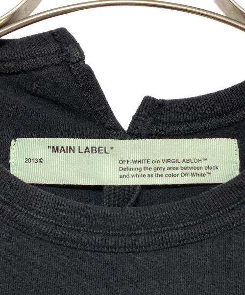 OFFWHITE（オフホワイト）OFFWHITE (オフホワイト) MOTO SPLICED TEE ブラック サイズ:XSの古着・服飾アイテム