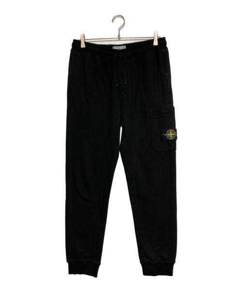 STONE ISLAND（ストーンアイランド）STONE ISLAND (ストーンアイランド) スウェットジョガーカーゴパンツ ブラック サイズ:Mの古着・服飾アイテム