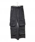 DIESELディーゼル）の古着「デニムパンツ」｜ブラック