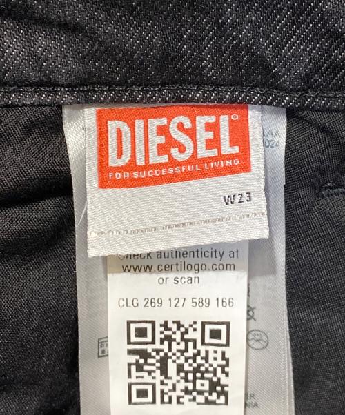 DIESEL（ディーゼル）DIESEL (ディーゼル) デニムパンツ ブラック サイズ:ウエスト23の古着・服飾アイテム
