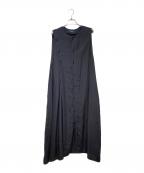 Y'sワイズ）の古着「ノースリーブワンピース」｜ブラック