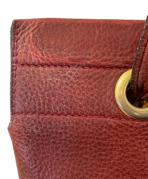 HERMES（エルメス）HERMES (エルメス) アリーヌ レッド サイズ:-の古着・服飾アイテム
