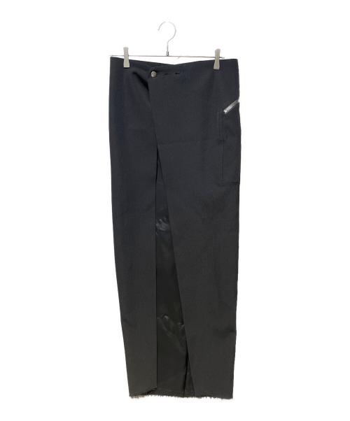 RICK OWENS（リックオウエンス）RICK OWENS (リックオウエンス) ラップスカート ブラック サイズ:44の古着・服飾アイテム