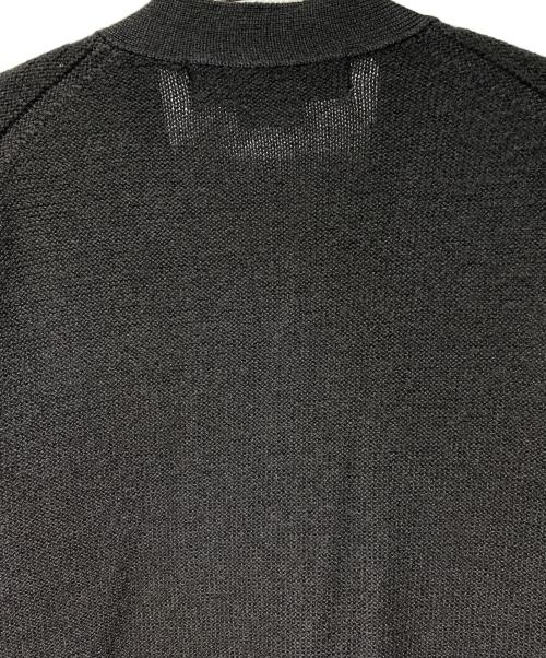 COMME des GARCONS HOMME PLUS（コムデギャルソンオムプリュス）COMME des GARCONS HOMME PLUS (コムデギャルソンオムプリュス) フリンジニットカーディガン ブラック サイズ:Mの古着・服飾アイテム