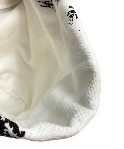 Maison Margiela（メゾンマルジェラ）Maison Margiela (メゾンマルジェラ) DIAGONAL PAINT EFFECT HOODIE ホワイト サイズ:48の古着・服飾アイテム