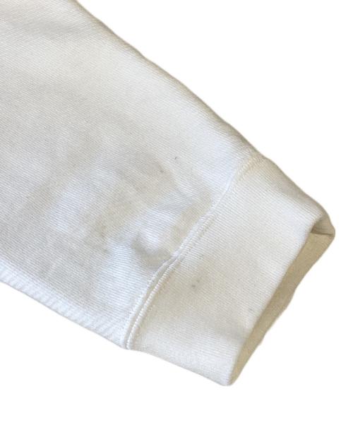 Maison Margiela（メゾンマルジェラ）Maison Margiela (メゾンマルジェラ) DIAGONAL PAINT EFFECT HOODIE ホワイト サイズ:48の古着・服飾アイテム