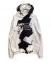 Maison Margiela（メゾンマルジェラ）の古着「DIAGONAL PAINT EFFECT HOODIE」｜ホワイト