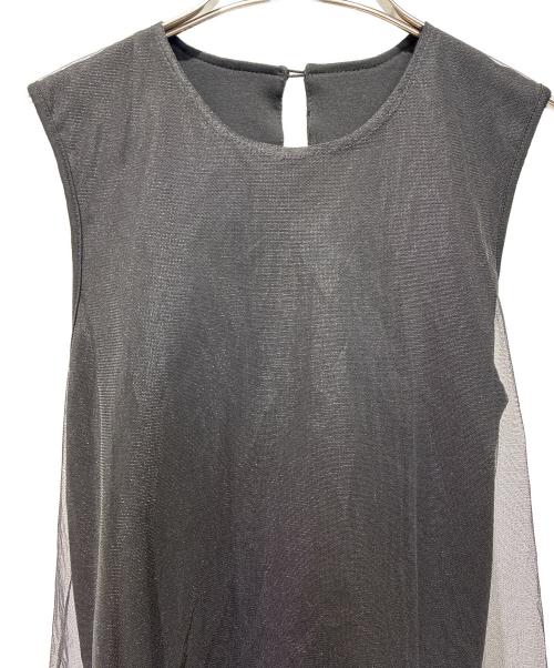 cygne（シーニュ）cygne (シーニュ) チュールワンピース Didier ブラックの古着・服飾アイテム