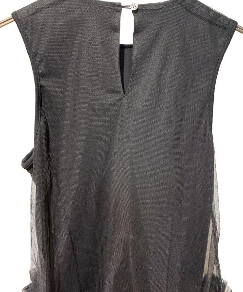 cygne（シーニュ）cygne (シーニュ) チュールワンピース Didier ブラックの古着・服飾アイテム