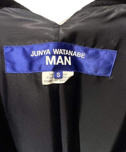 JUNYA WATANABE MAN（ジュンヤワタナベマン）JUNYA WATANABE MAN (ジュンヤワタナベマン) ウールジャケット ブラック サイズ:S 未使用品の古着・服飾アイテム