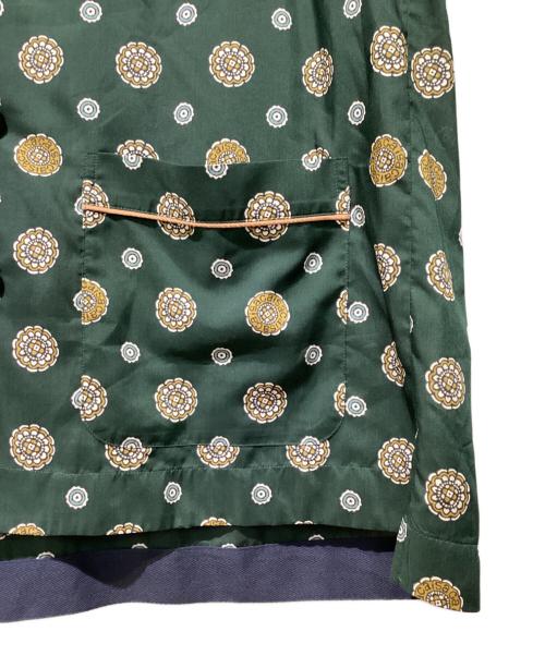 sacai（サカイ）sacai (サカイ) Komon Print Shirt グリーン サイズ:3の古着・服飾アイテム