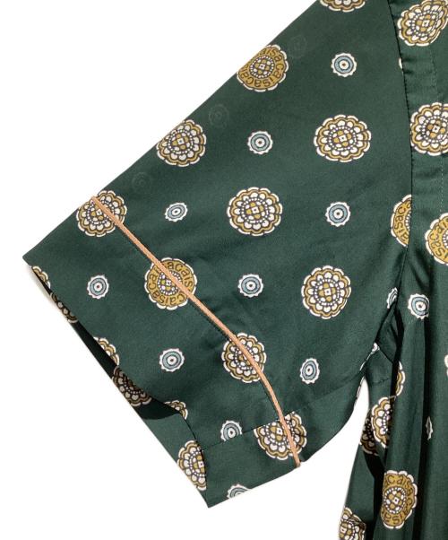 sacai（サカイ）sacai (サカイ) Komon Print Shirt グリーン サイズ:3の古着・服飾アイテム