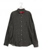SUPREMEシュプリーム）の古着「Herringbone Denim Shirt」｜グレー