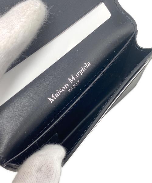 Maison Margiela（メゾンマルジェラ）Maison Margiela (メゾンマルジェラ) グレインレザーカードケース ブラックの古着・服飾アイテム