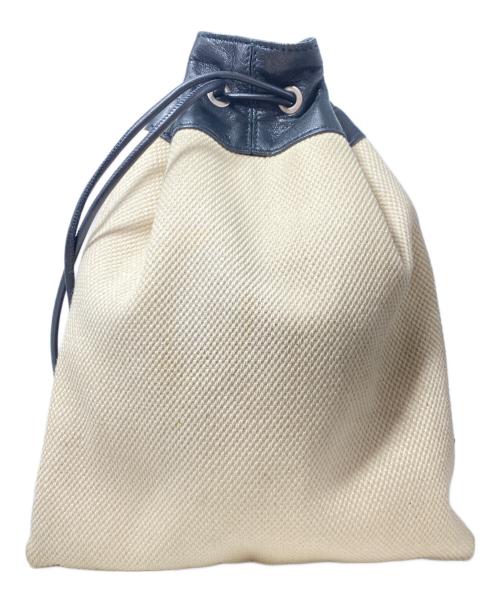 JIL SANDER+（ジルサンダープラス）JIL SANDER+ (ジルサンダープラス) ショルダーバッグ アイボリーの古着・服飾アイテム