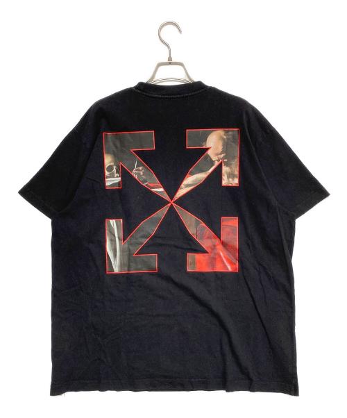 OFFWHITE（オフホワイト）OFFWHITE (オフホワイト) Caravaggio S/S Over Tee ブラック サイズ:XSの古着・服飾アイテム
