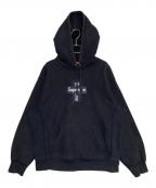 SUPREMEシュプリーム）の古着「Cross Box Logo Hooded Sweatshirt」｜ネイビー