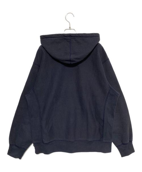 SUPREME（シュプリーム）SUPREME (シュプリーム) Cross Box Logo Hooded Sweatshirt ネイビー サイズ:Mの古着・服飾アイテム