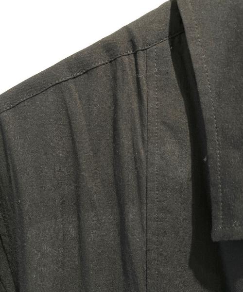 Yohji Yamamoto pour homme（ヨウジヤマモト プールオム）Yohji Yamamoto pour homme (ヨウジヤマモト プールオム) 二重フラシ布付きBシャツ ブラック サイズ:3の古着・服飾アイテム