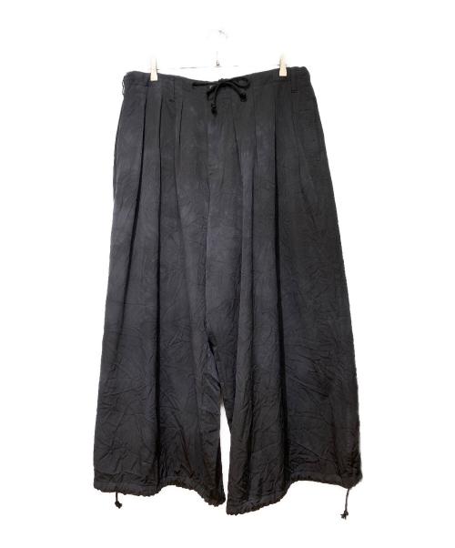 Yohji Yamamoto pour homme（ヨウジヤマモト プールオム）Yohji Yamamoto pour homme (ヨウジヤマモト プールオム) 20AW むら染めバルーンパンツ ブラック サイズ:3の古着・服飾アイテム